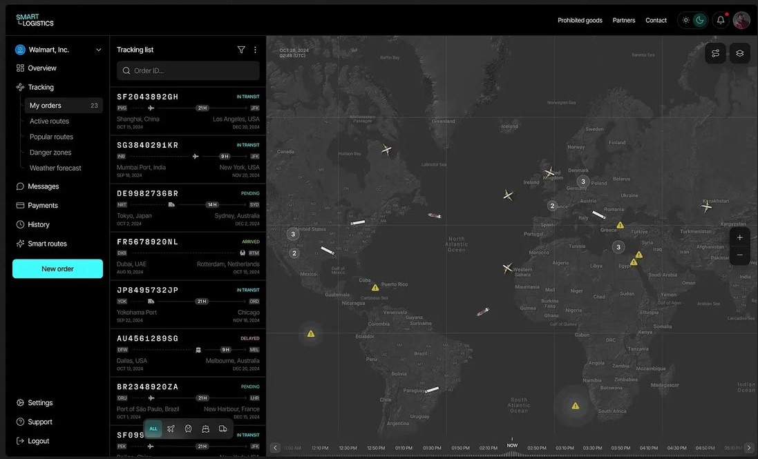 Global Logistics Tracker
